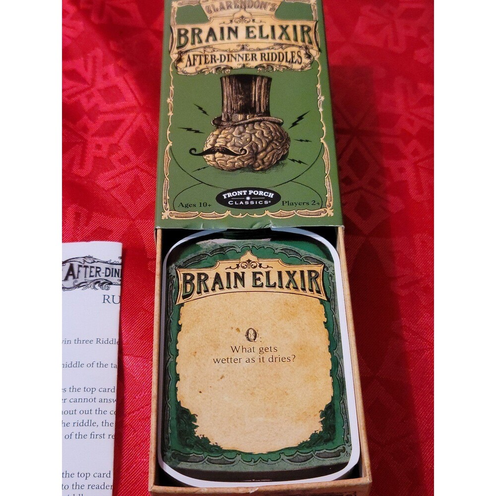 Clarendon's Brain Elixir After Dinner Riddles - Picture 8 of 11